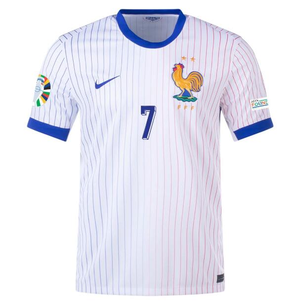 (image for) GRIEZMANN #7 France Away Jersey Euro 2024